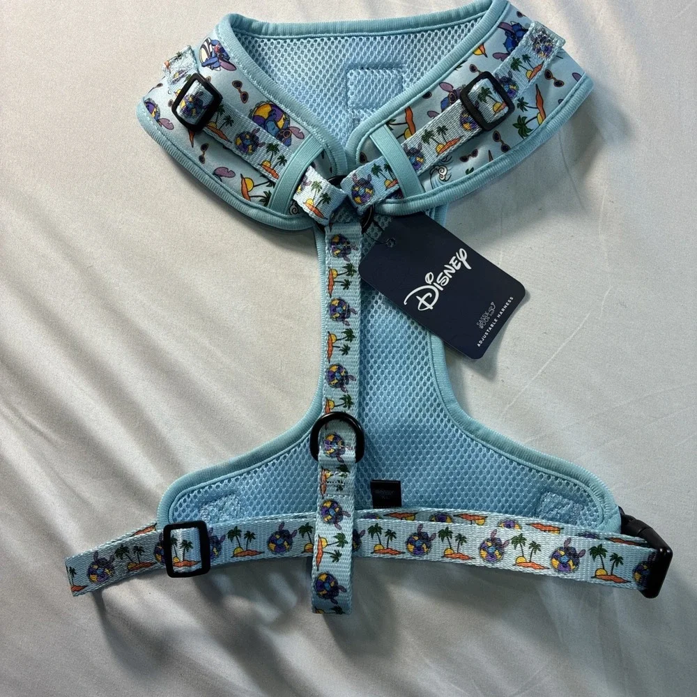 Sassy Wolf Soft Dog Harness Disney Lilo And Stitch Design Size XL New